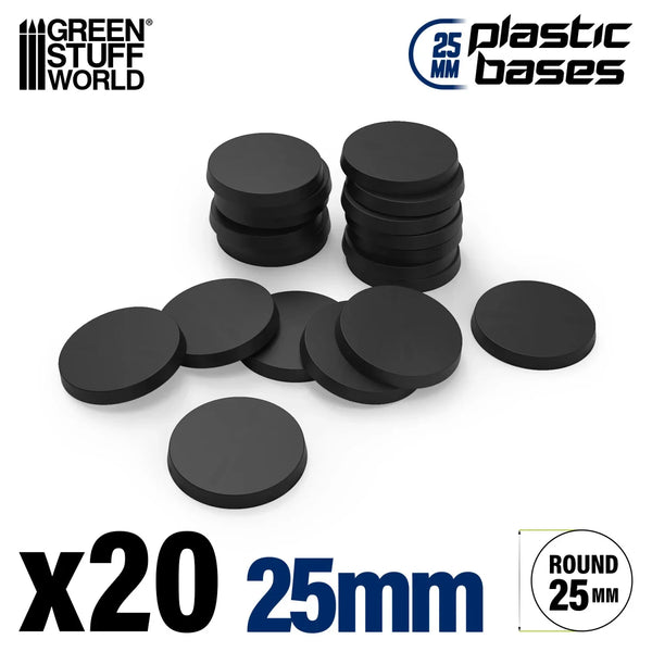Kunststofffüße - Rund 25 mm 20 Stück 9821