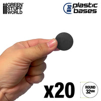 Kunststofffüße - Rund 32 mm 20 Stück 9822
