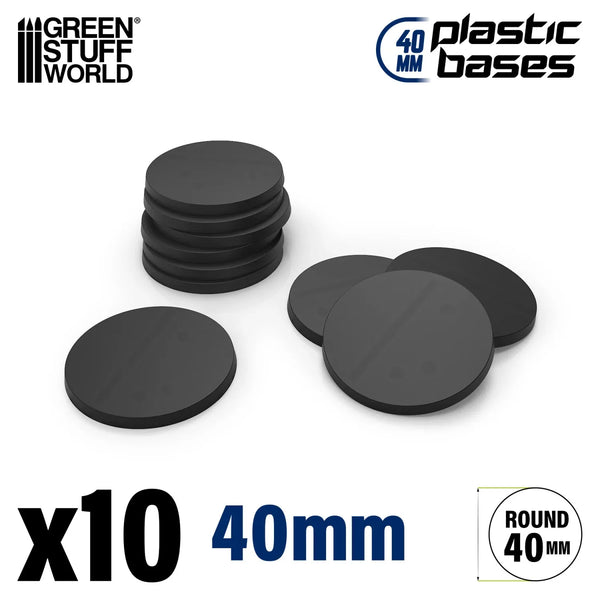 Kunststofffüße - Rund 40 mm 10 Stück 9823