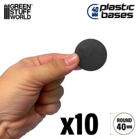 Kunststofffüße - Rund 40 mm 10 Stück 9823