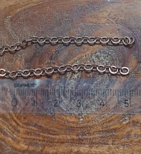 Gliederkette aus antikem Kupfer, 3,5 mm, 5 m