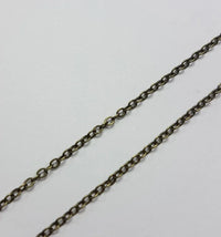 Gliederkette, Antikbronze, 1,5 mm, 5 m
