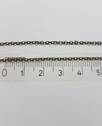 Gliederkette, Antikbronze, 1,5 mm, 5 m