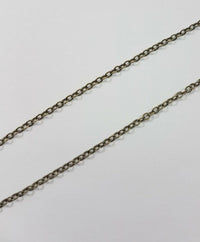 Gliederkette, Antikbronze, 2,0 mm, 5 m
