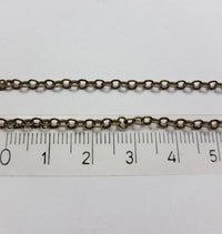 Gliederkette Antikbronze 2,5 mm 1 m