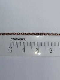 Gliederkette aus antikem Kupfer, 1,5 mm, 1 m