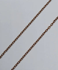 Gliederkette aus antikem Kupfer, 1,5 mm, 1 m