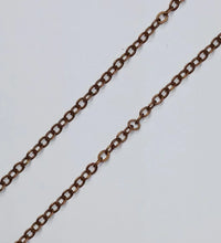 Gliederkette aus antikem Kupfer, 2,5 mm, 5 m