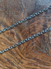 Gliederkette, silberweiß, 1,5 mm, 5 m