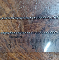 Gliederkette, silberweiß, 1,5 mm, 1 m