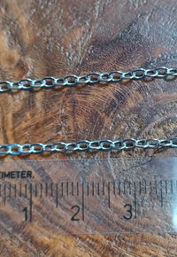 Gliederkette, silberweiß, 2,5 mm, 5 m