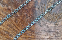 Gliederkette, silberweiß, 2,5 mm, 1 m