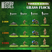 Static Grass Flock 4-6mm - AUTUMN FIELDS - 200 ml 11155