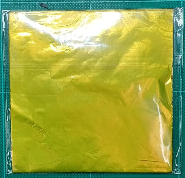 Gold- und Silberfolie 9x9cm 100 Blatt