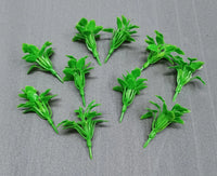 Grüne Pflanze, 4 cm hoch, 10 Stück