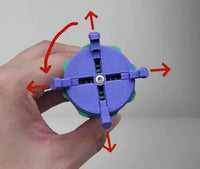 Miniaturmalergriff für Bases Rot