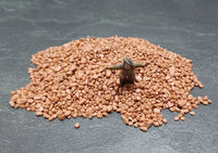 Kies: Kupferbraun, 2–4 mm