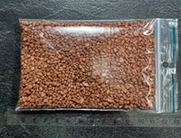 Kies: Kupferbraun, 2–4 mm