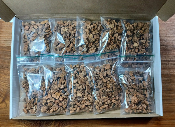 Kork-Grobmaterial-Set, 10 Beutel