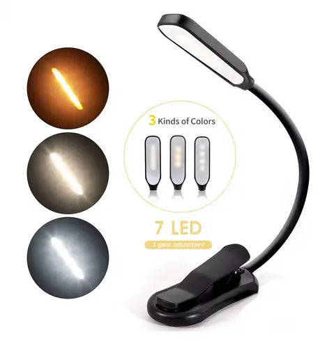 Mini-LED-Lampe mit Klemme, 6500 K