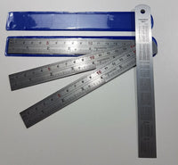 Lineal aus Edelstahl, 15 cm, 6 Zoll