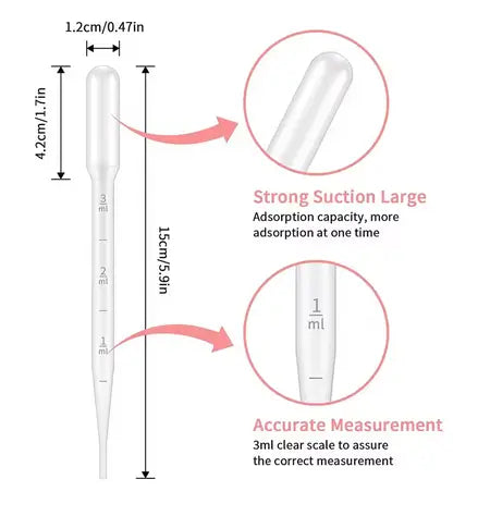 Pipette, 50 Stück, 3 ml