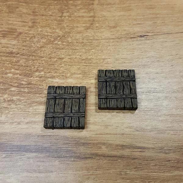 Holzdeckel, 2 Stück