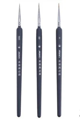 Maries Set mit 3 Nylonbürsten 000/00/0