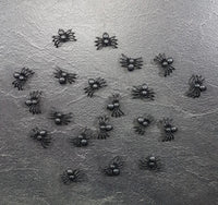 Schwarze Spinnen, 100 Stück (100 schwarze Spinnen)