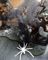 Spinnennetz / Spinnennetz Schwarz