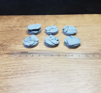 Schiefer-Rundsockel (25 mm), 6 Stück, Star Wars