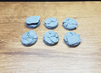 Schiefer-Rundsockel (25 mm), 6 Stück, Star Wars
