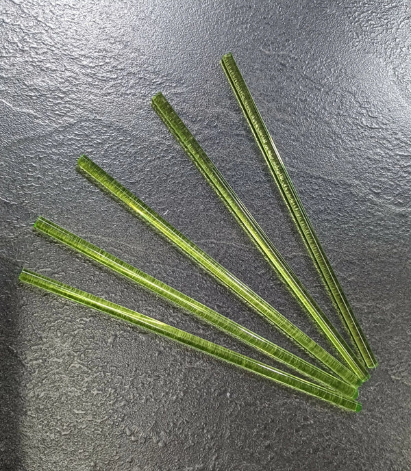 Acrylrohr 10 cm x 3 mm Grün 5 Stück