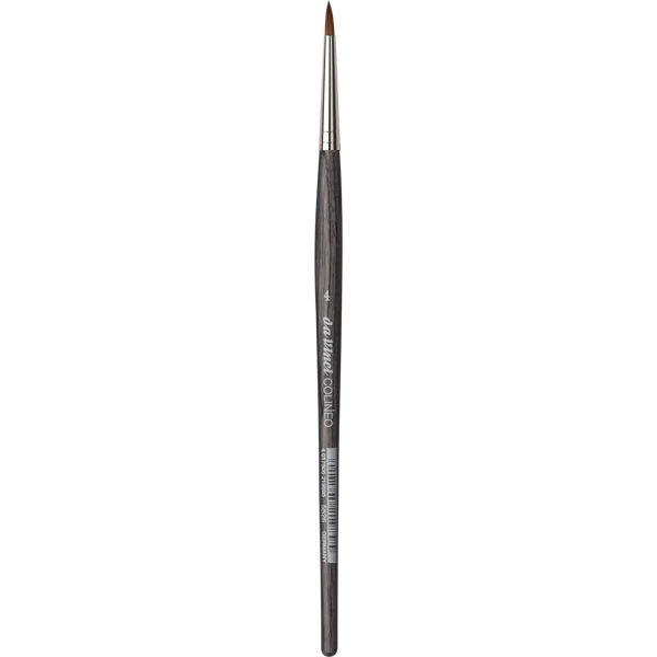 da Vinci Colineo Retuschierpinsel Nr. 4 für Aquarellfarben mit extra kurzem Griff, Serie 5526
