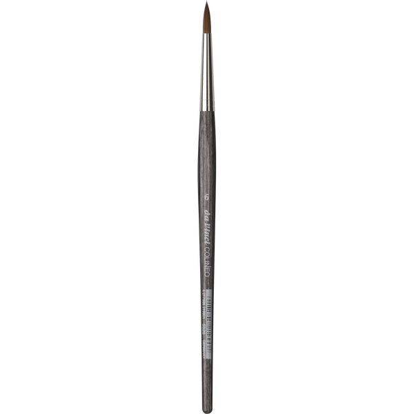 da Vinci Colineo Retuschierpinsel Nr. 6 für Aquarellfarben mit extra kurzem Griff, Serie 5526