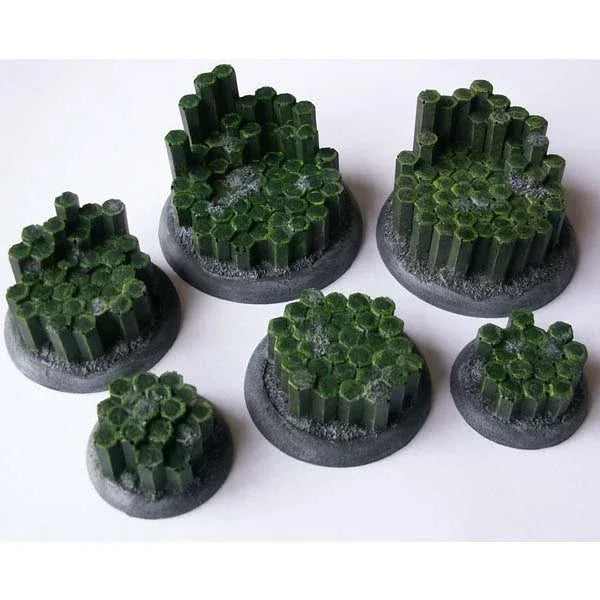 Basaltfelsen-Starterset mit 6 Sockeln