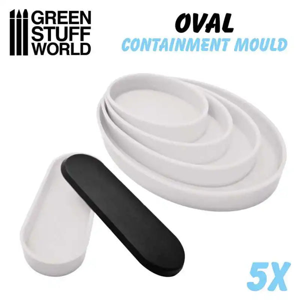 5x Containment Moulds for Bases - Oval 2139