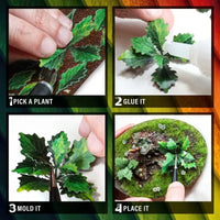 Papieren Planten - Colored Paper Plants - Monstera 12836