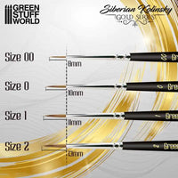 GOLD SERIES 2356 Siberian Kolinsky Brush - Size 00