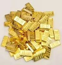 Goldbarren, 60 Stück, Maßstab 1:12, Puppenhausminiatur