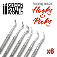 Haken- und Pickwerkzeug-Set 6x 1250