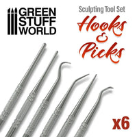 Haken- und Pickwerkzeug-Set 6x 1250