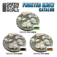 Sträucherbüschel - 6 mm selbstklebend - FROSTED SNOW - GRÜN 10726