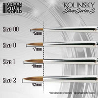 SILBERSERIE 3531 Kolinsky-Pinsel (S) - Größe 2