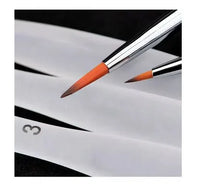 Transparentes Pinselset, 5-teilig