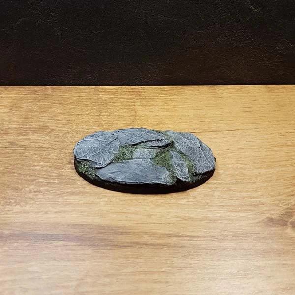Schiefer-Ovalsockel, 90 mm, 1 Stück